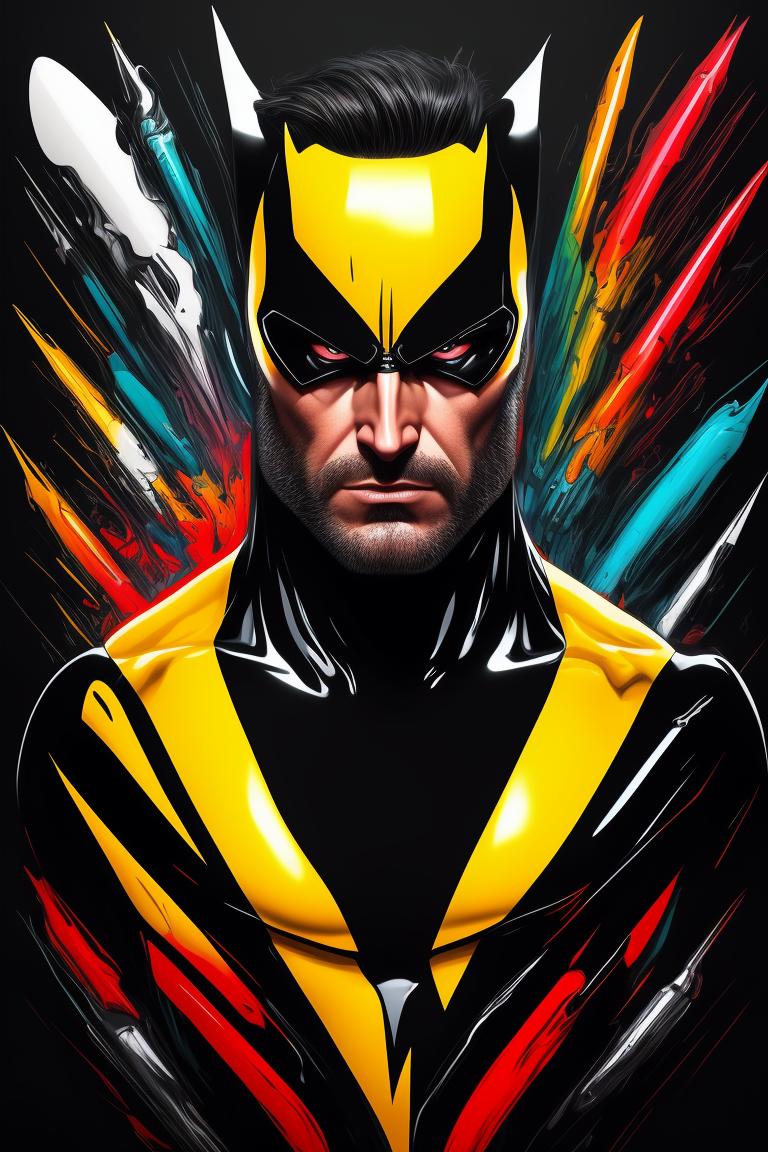 PolyCrumbs: Marvels wolverine portrait