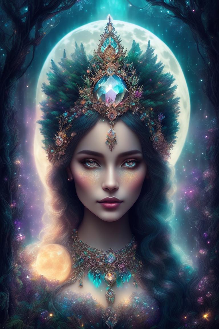 fickle-loris892: beautiful mother earth goddess, wear crystal crown ...