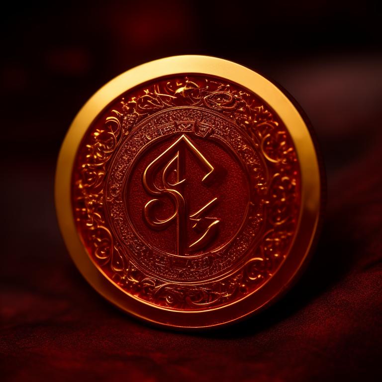 wiry-jackal483: Cursed shiny blood red gold coin