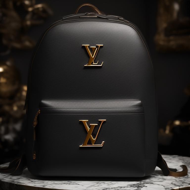 Max_Turbo: Backpacker's Ultra Luxury Leather Backpack Collection 2024 by LOUIS  VUITTON ( Leather marked by LV logo patterns ): Rainbow Shower