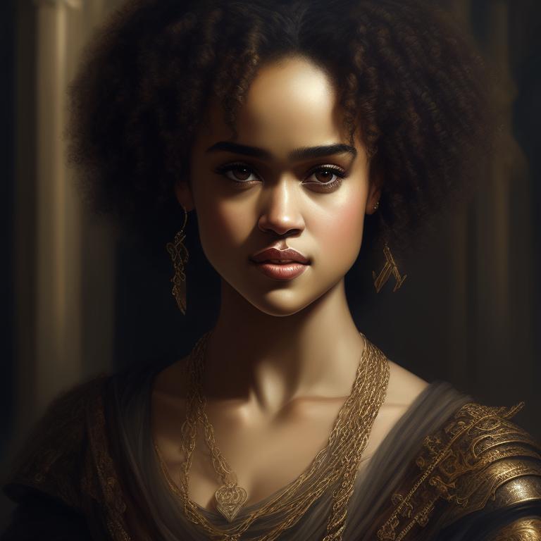 keen-stork232: portrait of Missandei in game of throne