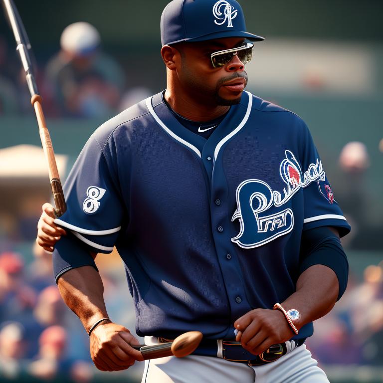 thiccFlair: Ken Griffey Jr. wearing a backwards hat fishing