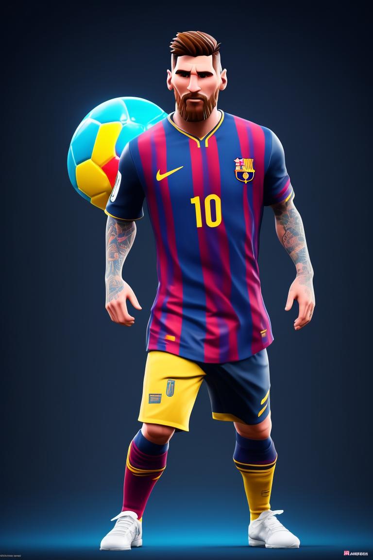 fixed-raven420: icon series: messi, Fortnite skin