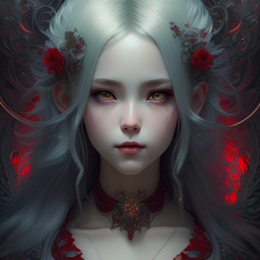 Lir: full body potrait of a photorealistic beautiful white hair female ...