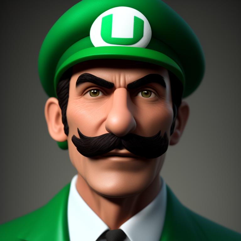 Luigi realistic 