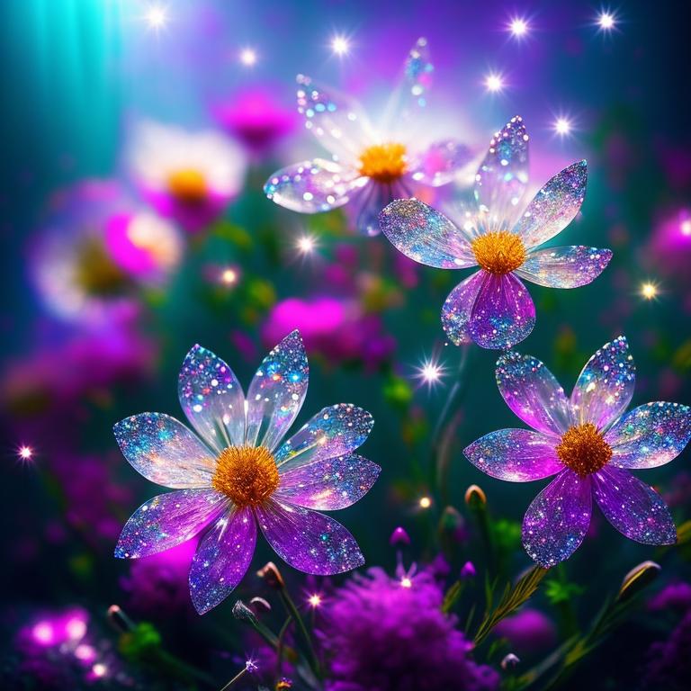 FoulRabbit capture the ethereal beauty of crystal wildflowers