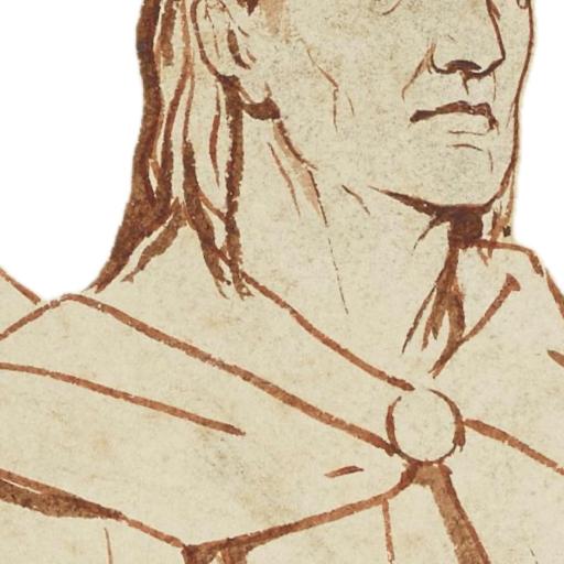 decent-camel519: 6th-century Irish monk with a celtic tonsure