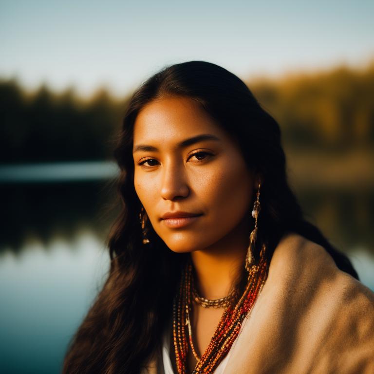Beautiful Native American Girl