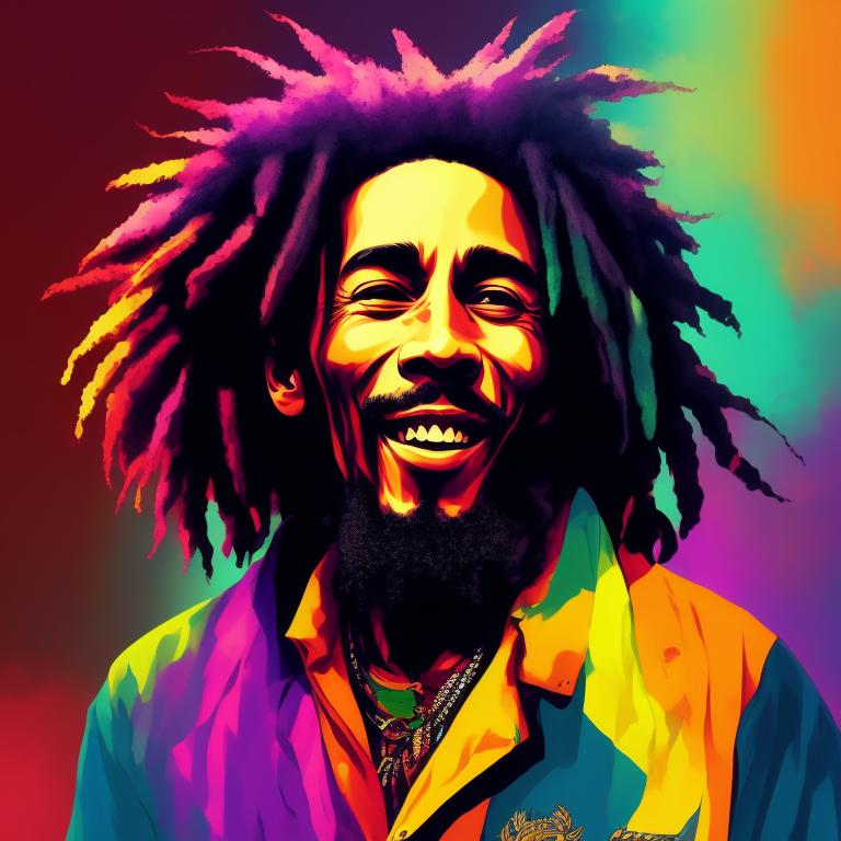 exaltedmule445 Anime. Bob Marley. Long mustache. big smile. missing tooth