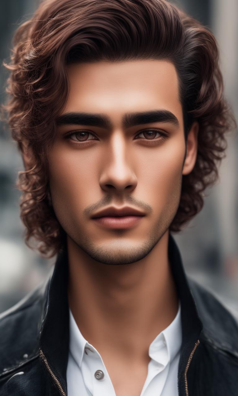 vast-lark545: Portrait full body view of a handsome man with clean cut ...