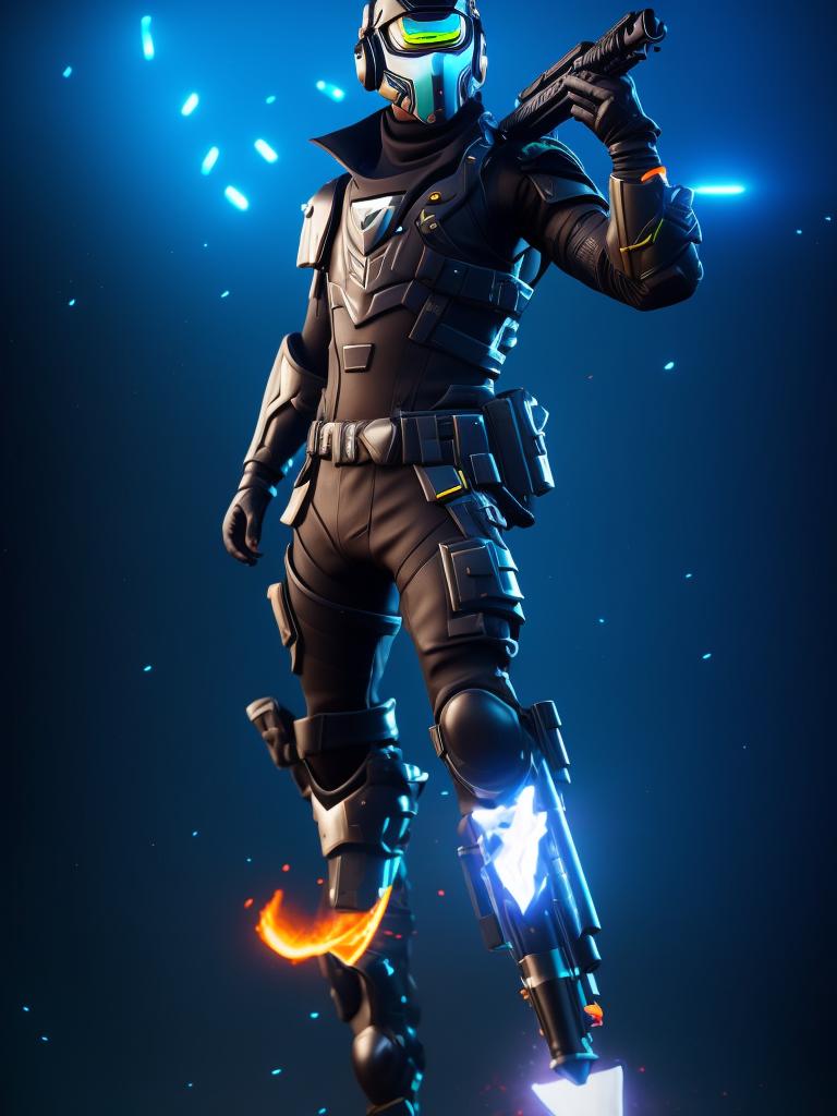 RynSchmtt: Fortnite male masked futuristic soldier