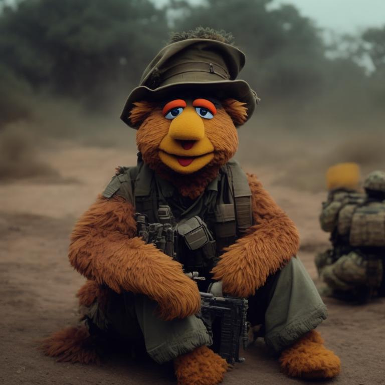 addison: A wounded muppet solider