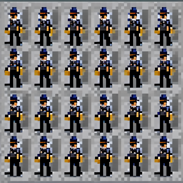 male mafia character walking sprite sheet, Pixel art