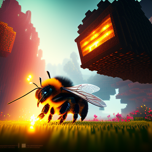 Minecraft Bees Poster for Sale by TeeaArts  Redbubble