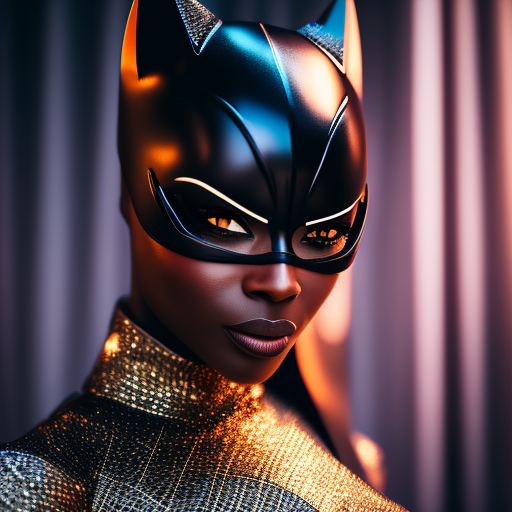 daphnemarina: Beautiful African American Catwoman in the Batman series