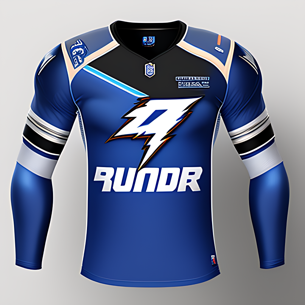 thunder jersey design