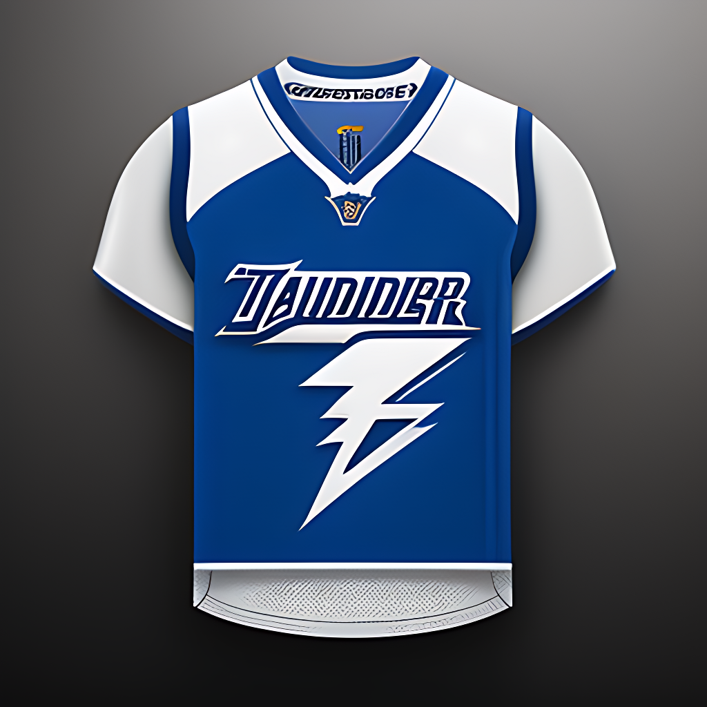 thunder jersey design