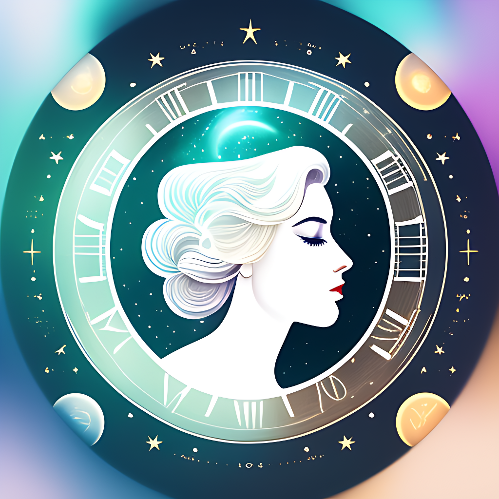 ahmetsali logo for an astrology app including