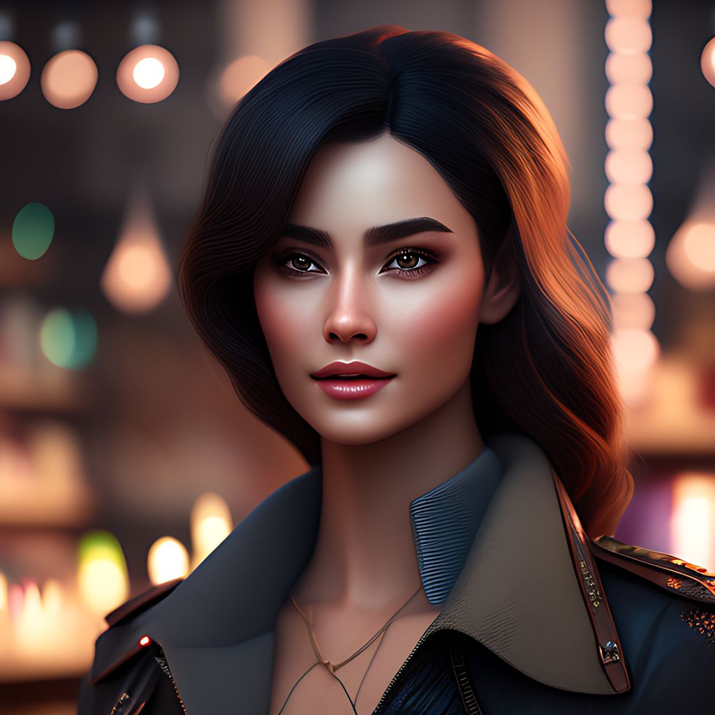 rideyrielo beautiful woman in a craft store siting in a cha