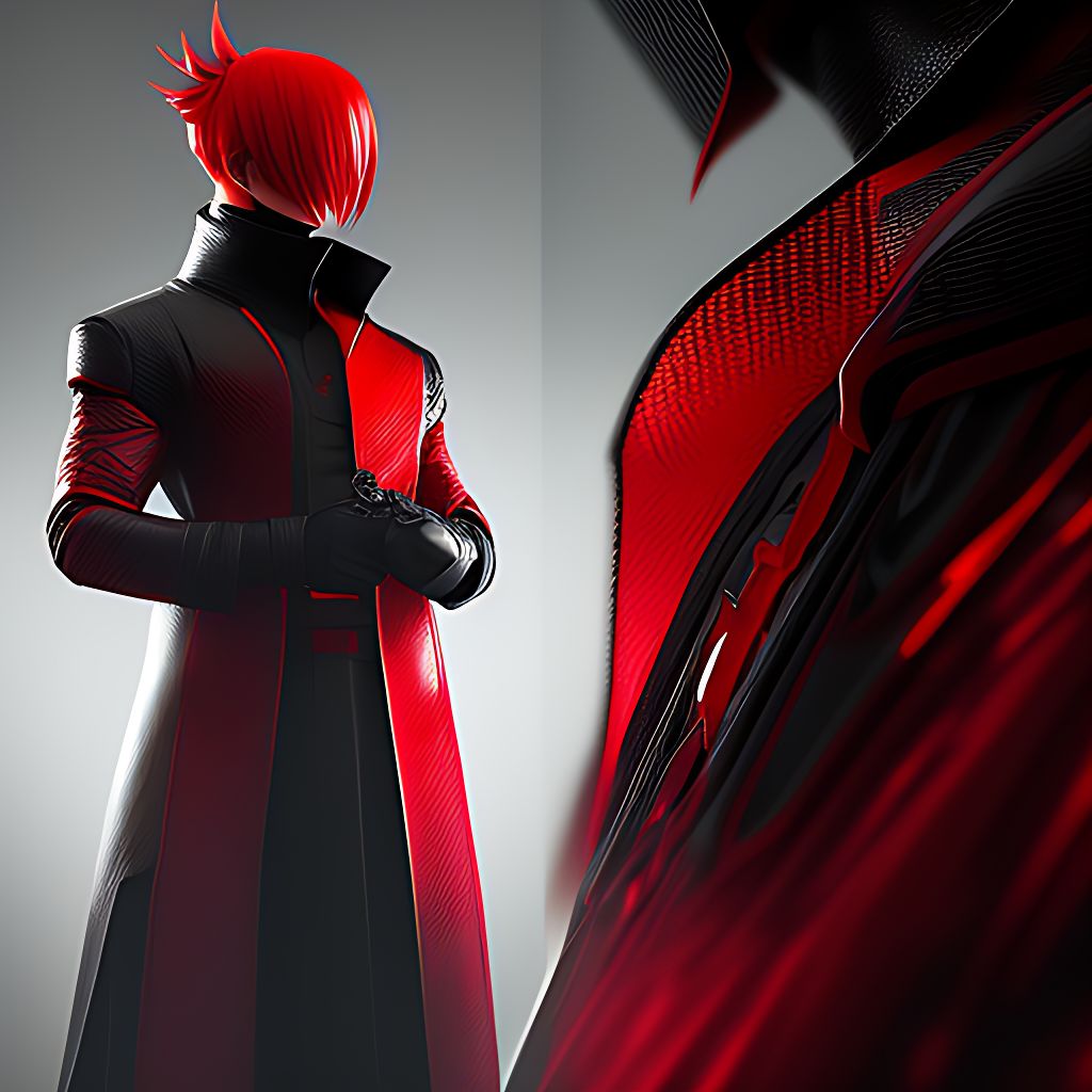 havenshaw: Red and black Kagune  Tokyo Ghoul arms coming out back picture  for discord boy