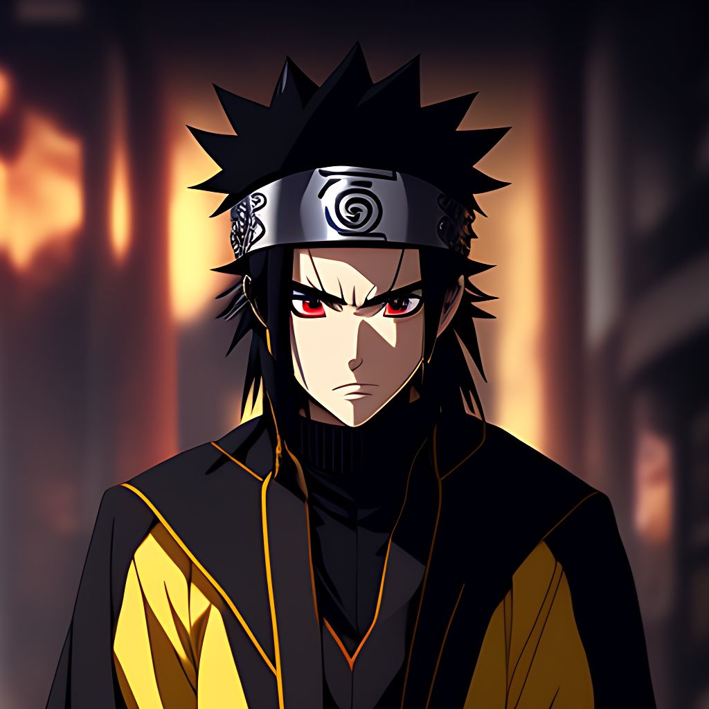 Black hair outlet naruto