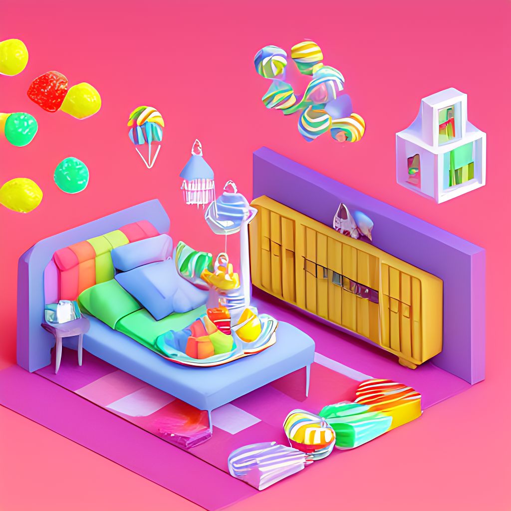 pastpanda508 candy sweets lollies colorful bedroom