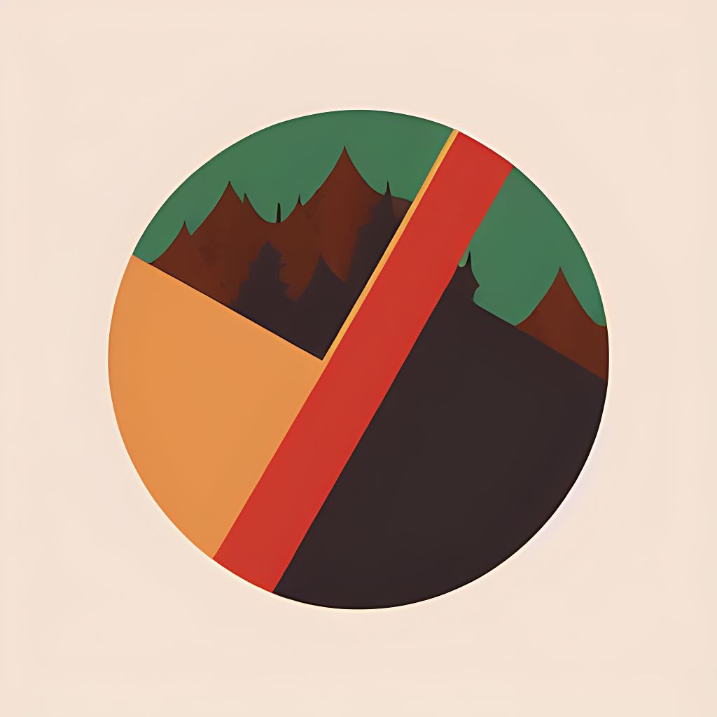 jamesharrison: A figure eight floating on it's side in a forest