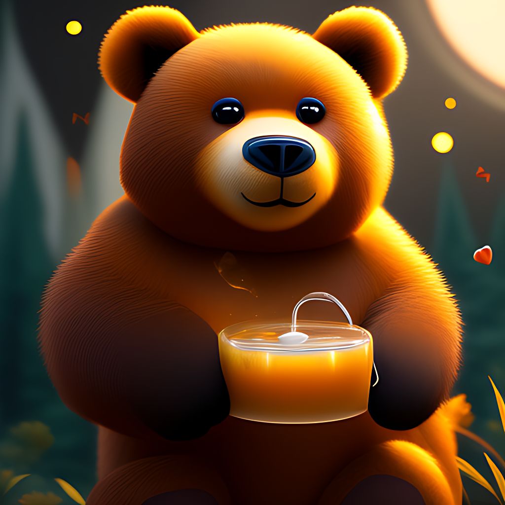 easy-spider673: Bongo the Bear: A cuddly and lovable bear with a big ...