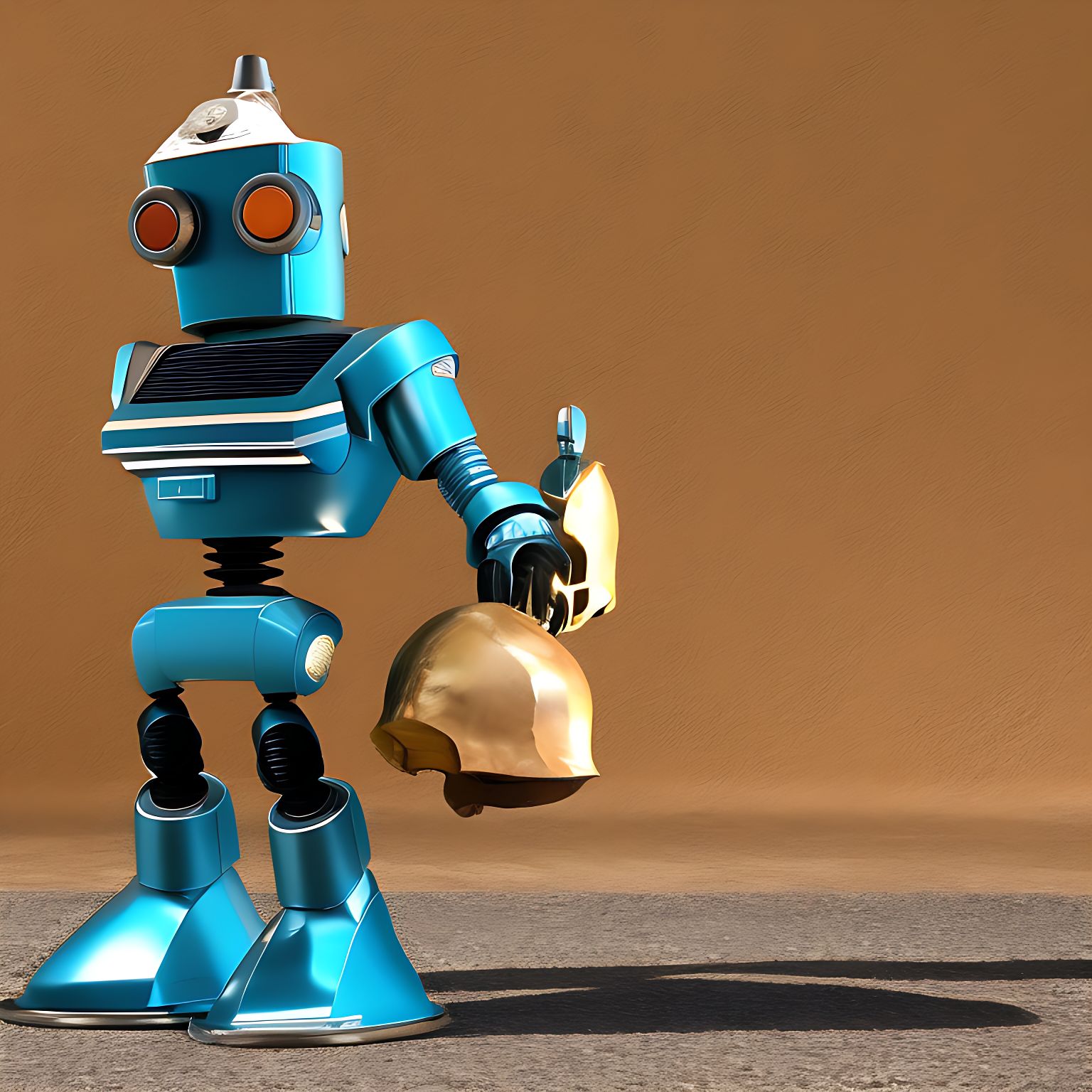idle-locust558: Futurama robot Bender holds human skull hand