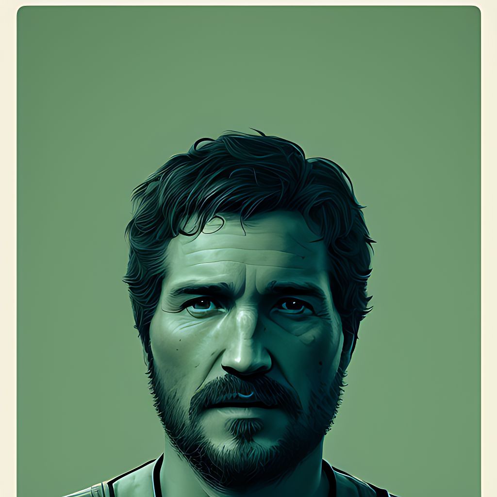 Pedro pascal as Joel in The Last Of Us, Stable Diffusion