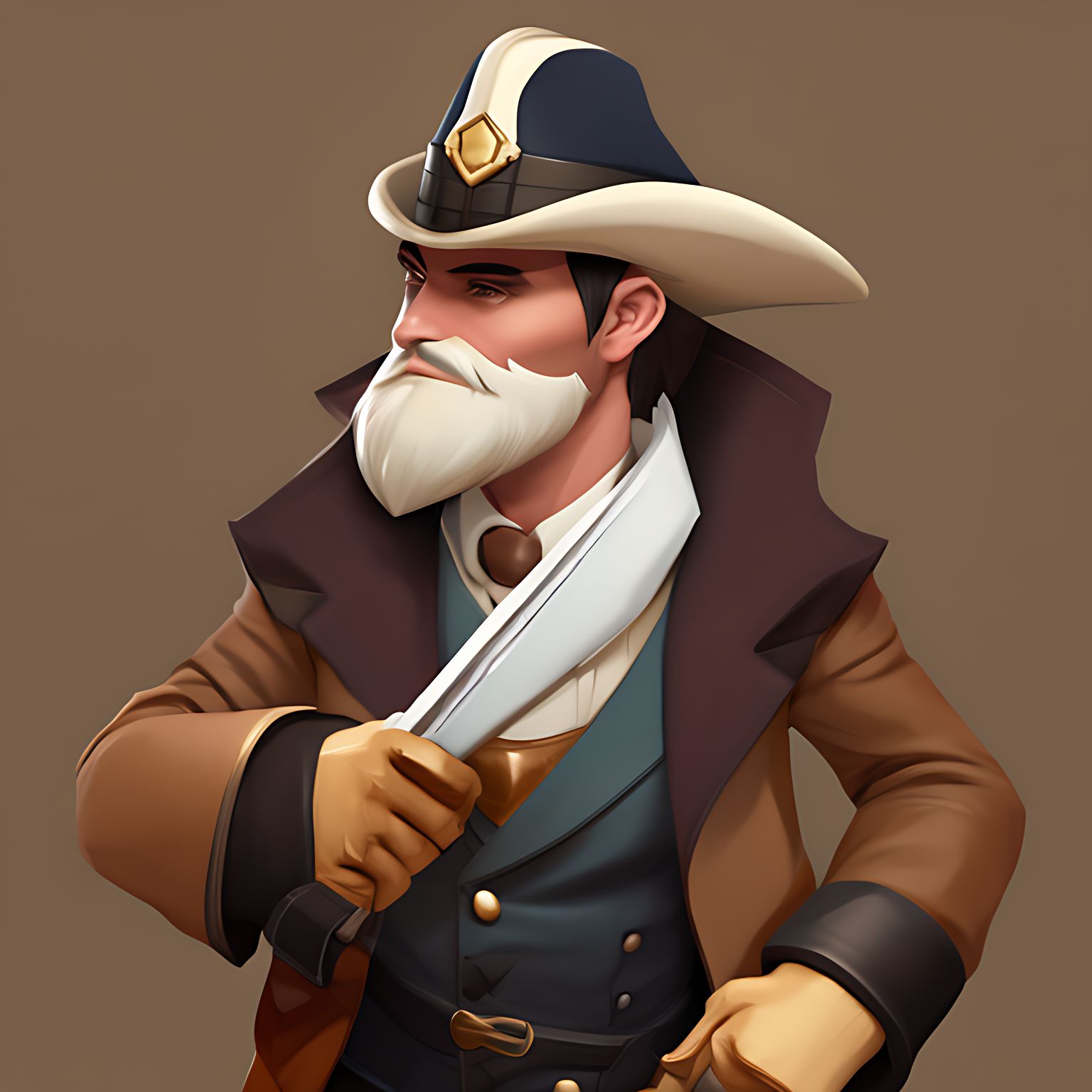 hateful-mole772: dungeons and dragons style male gnome gunslinger