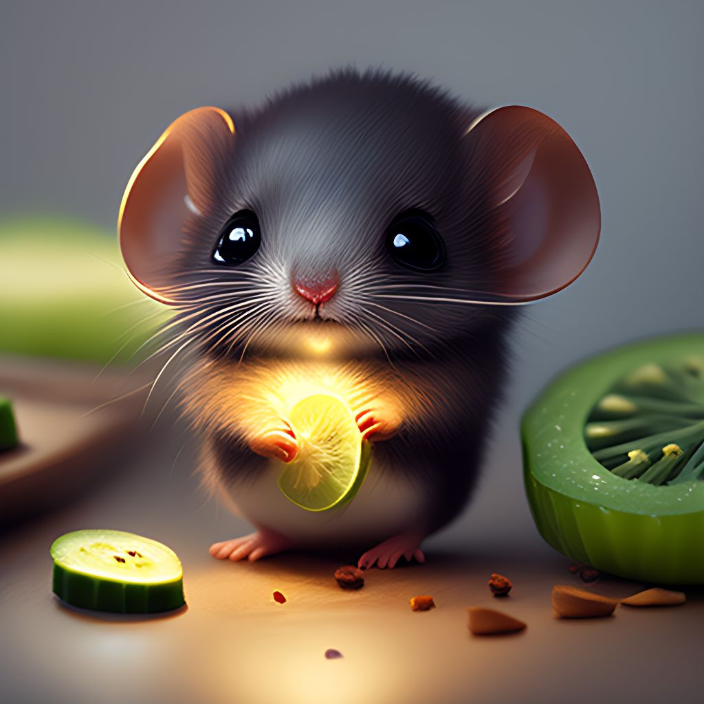cute mouse art