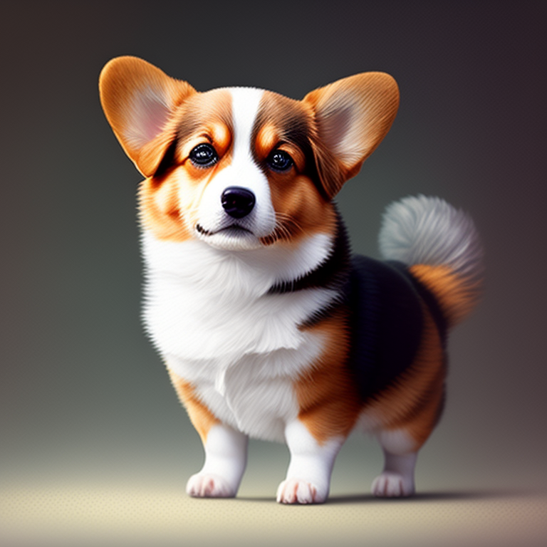 even-dove443: corgi mix being bad