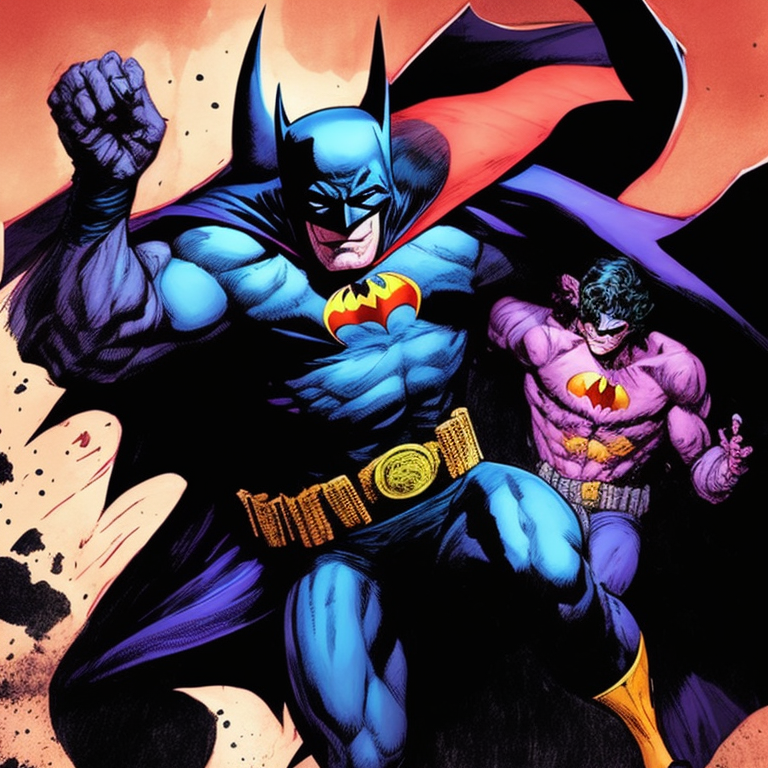 hearty-mule733: Batman kills joker with a bat