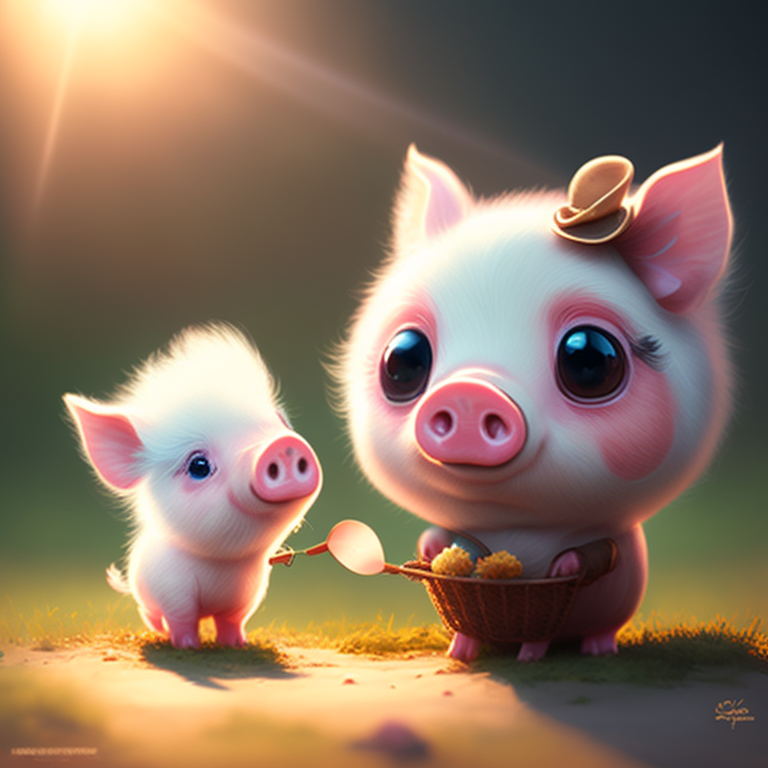 Mùa Xuân sắp đến, những chú lợn đáng yêu đang đón chờ bạn trên hình ảnh đấy. Bạn cũng không thể bỏ qua động vật hình lợn đáng yêu này, chúng là biểu tượng của may mắn và tài lộc đấy!