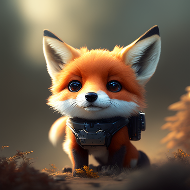 cute fox chibi