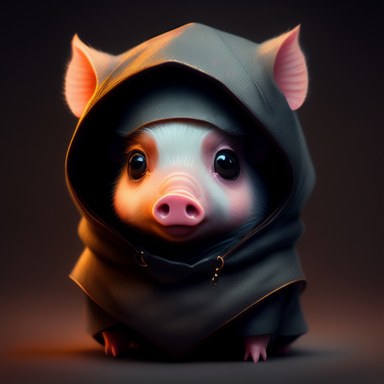 Hãy khám phá hình ảnh Oi Choang Đơn Độn (Hooded Pig) đáng yêu này! Bạn sẽ yêu ngay nét đáng yêu và dễ thương của chú lợn nhăn nhó mới sinh này. Đừng bỏ lỡ cơ hội để chứng kiến những khoảnh khắc tuyệt vời của chú lợn đáng yêu này!