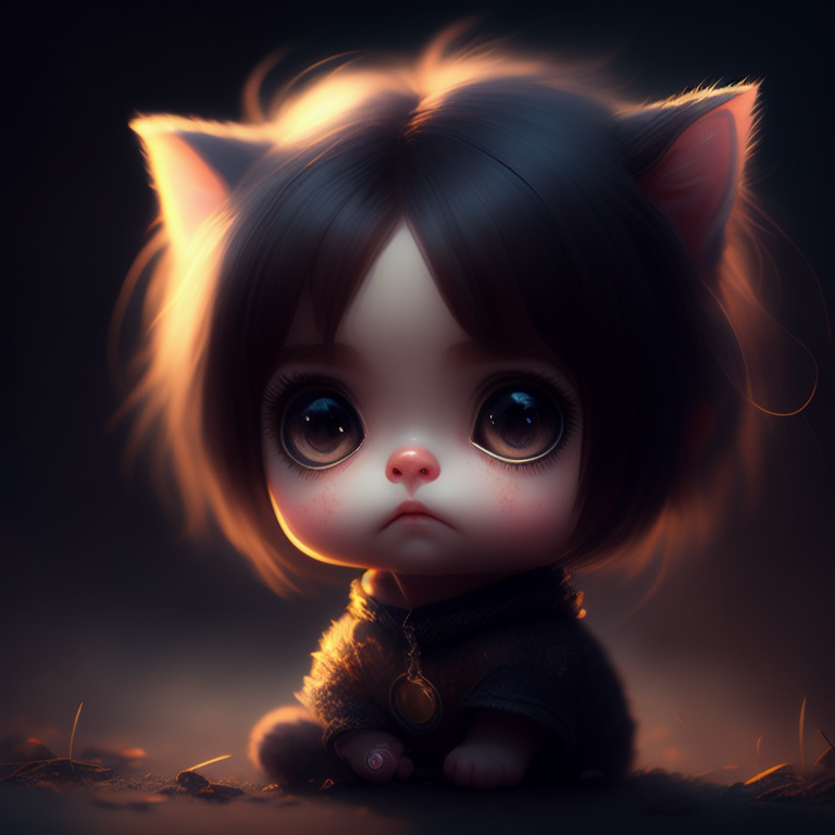 Sad Little Girl Anime