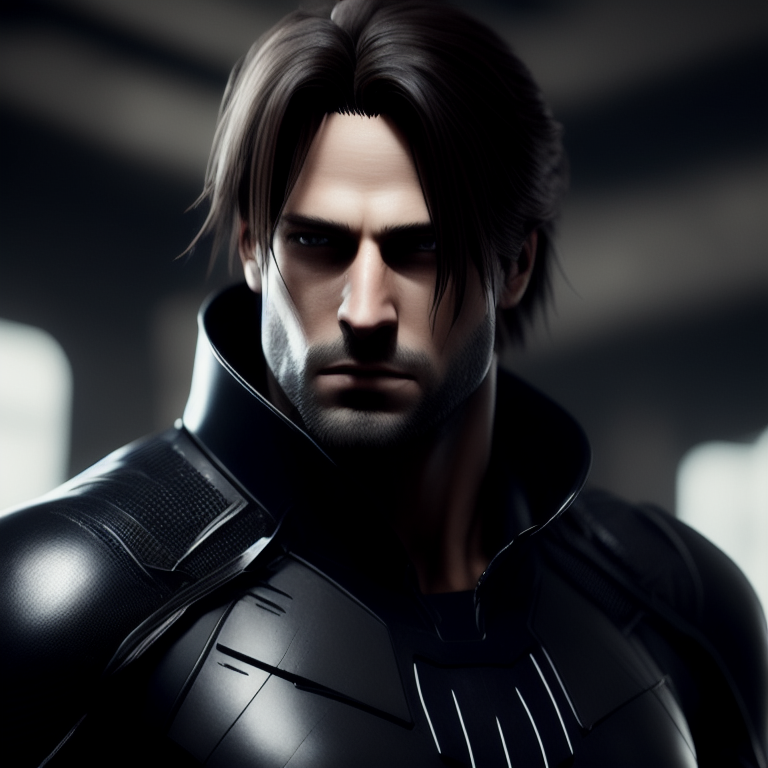 jaded-locust150: leon s kennedy in a symbiote suit