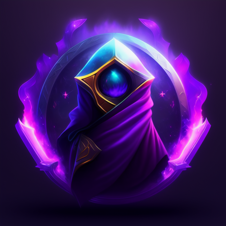 Flat-walrus629: Old Wizard Purple Cloak With Small Ball Fill Fire Texture