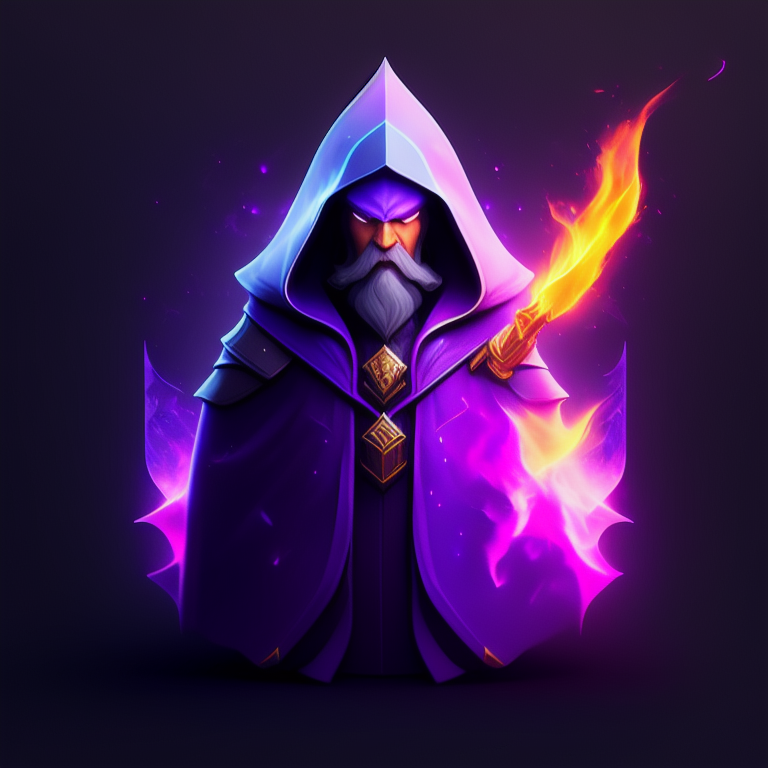 flat-walrus629: OLD WIZARD purple cloak with small ball fill fire texture