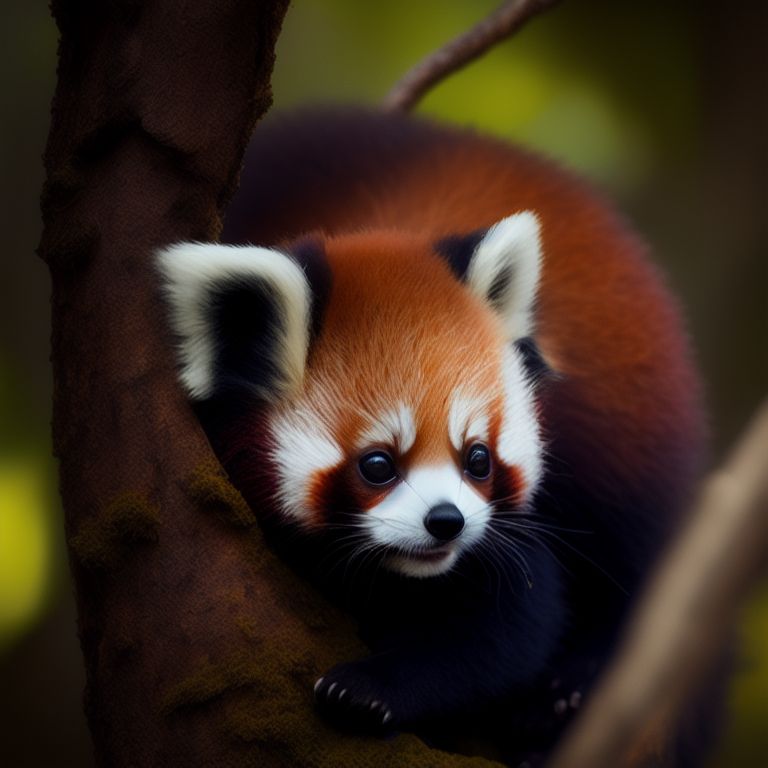 cute baby red panda