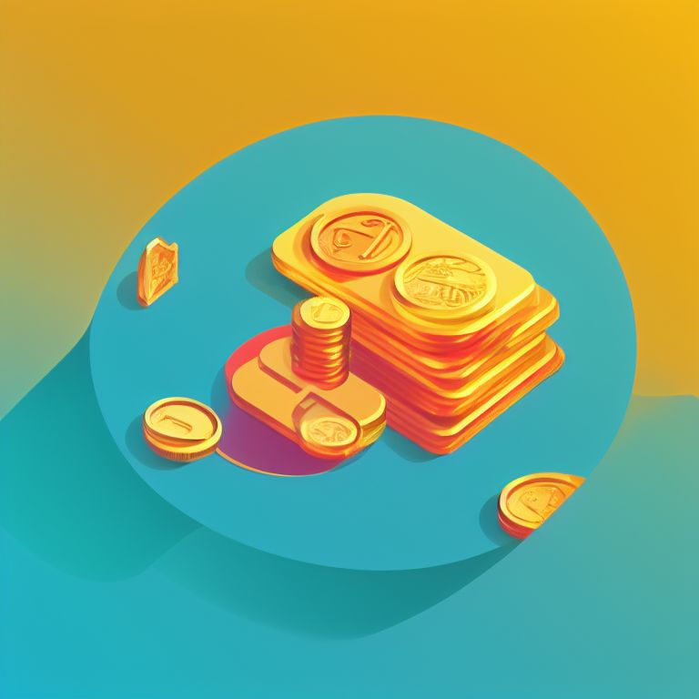 Vectra style, - coins, gold, treasure,hoard,money,pile, Simple, Isotype, Socmplxd, Flat, Minimalist, Illustration, Leo Natsume, Thick stroke, Gradient fill, Soft color palette, Natural light, Corporate branding design, 8k, UHD, Flat shading, Lineless