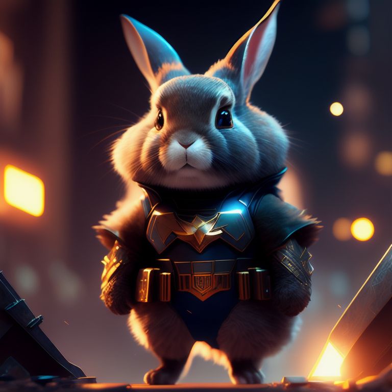 webbedrail320 Super hero rabbit
