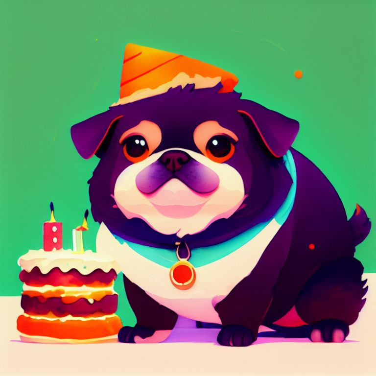 happy birthday fat cake