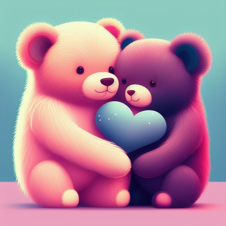 Two teddy cheap bears