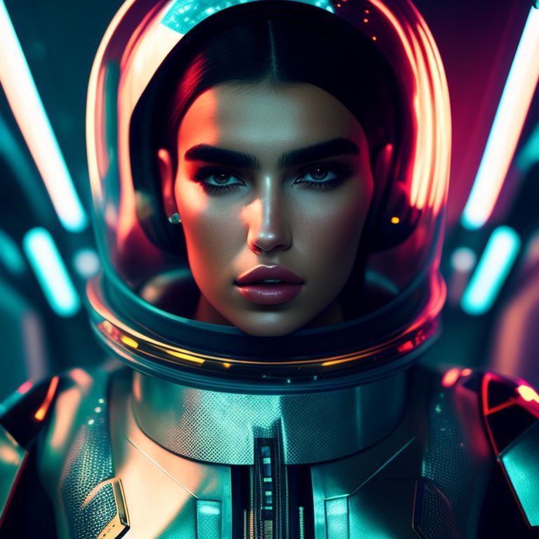 Spiffy-hawk350: Space Explorer Dua Lipa In A Futuristic Colony