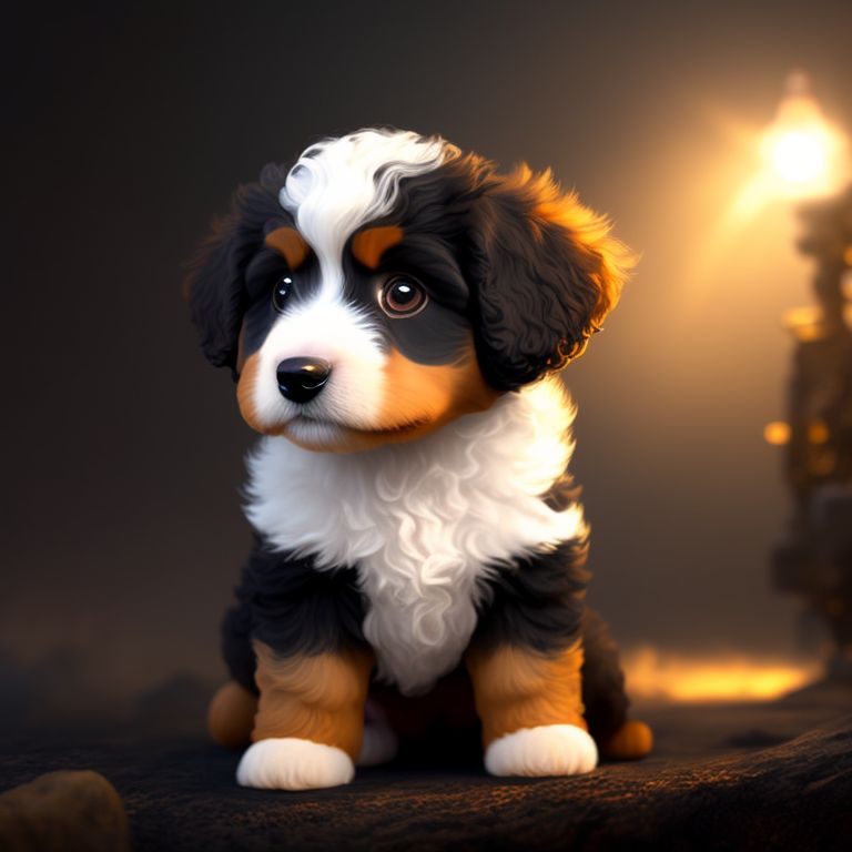 Half poodle half hot sale bernese mountain dog