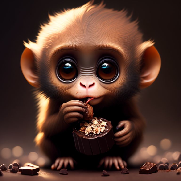 baby eating chocolate wallpaper