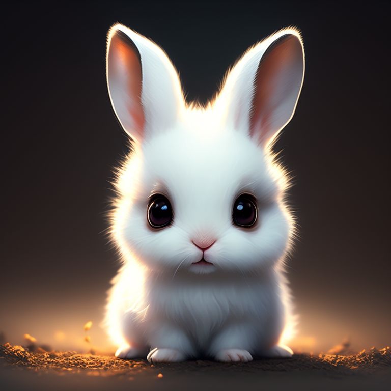 cool-ape978: White cute bunny